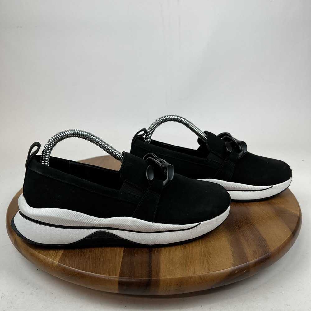 New Womens Blondo Melody Black Nubuck Platform Waterproof Sneakers‎ Size 7.5 M